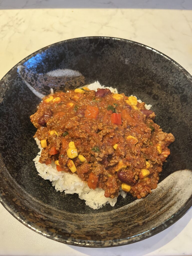 Chili con Carne mit Kaffee-Note